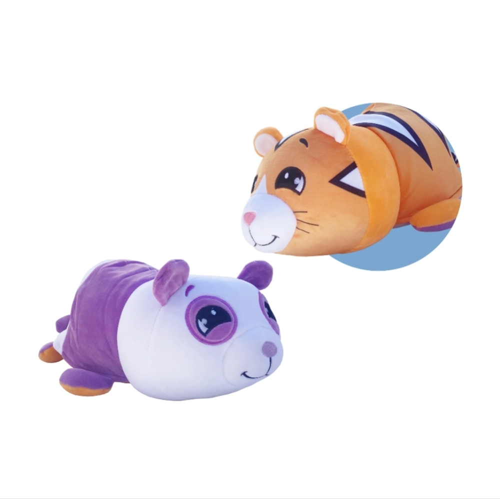 FlipaZoo Mushmillows Momo Panda to Teller Tiger